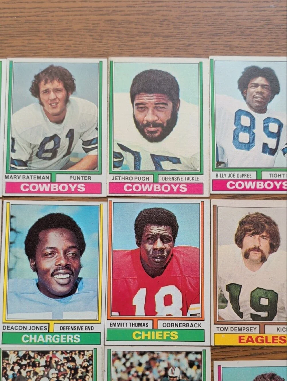Vintage 1973 NFL Football Card Lot - Multi Team - Picture 3 of 8